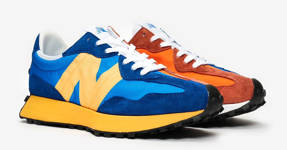 New Balance 327 Blue/Orange