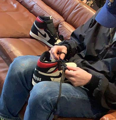 Store Makes Customers Wear the 'Not For Resale' Jordan 1s | Complex