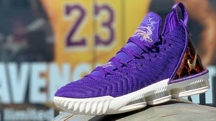 Court Purple' Nike LeBron 16 Celebrates LeBron James' LA Debut