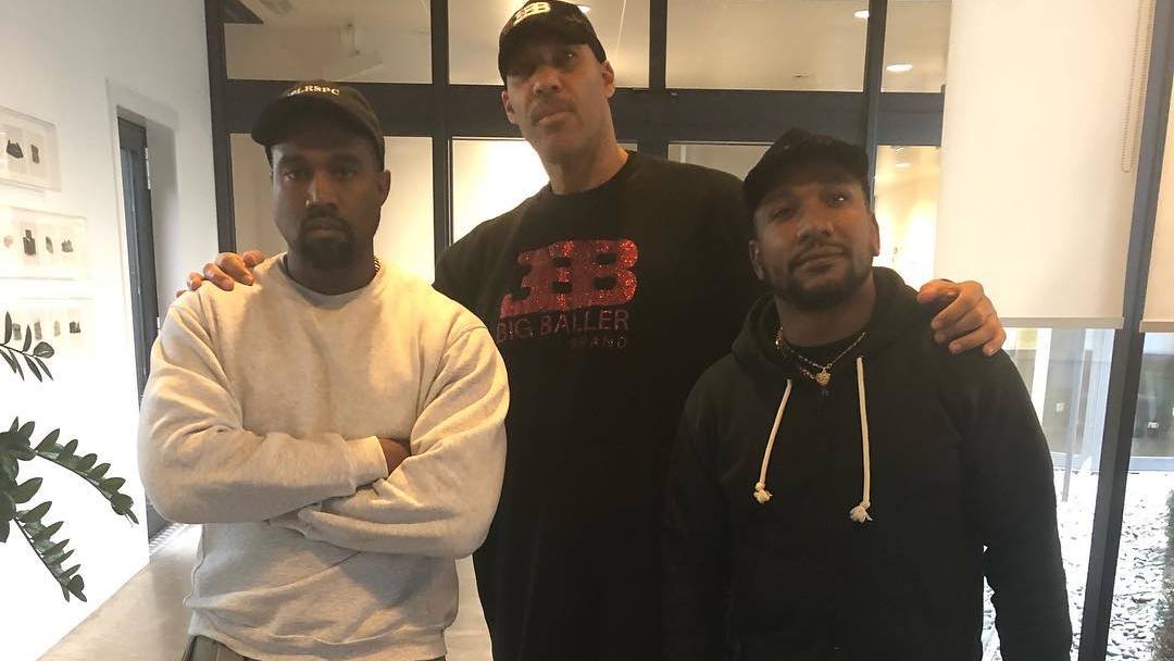 Kanye West and Lavar Ball