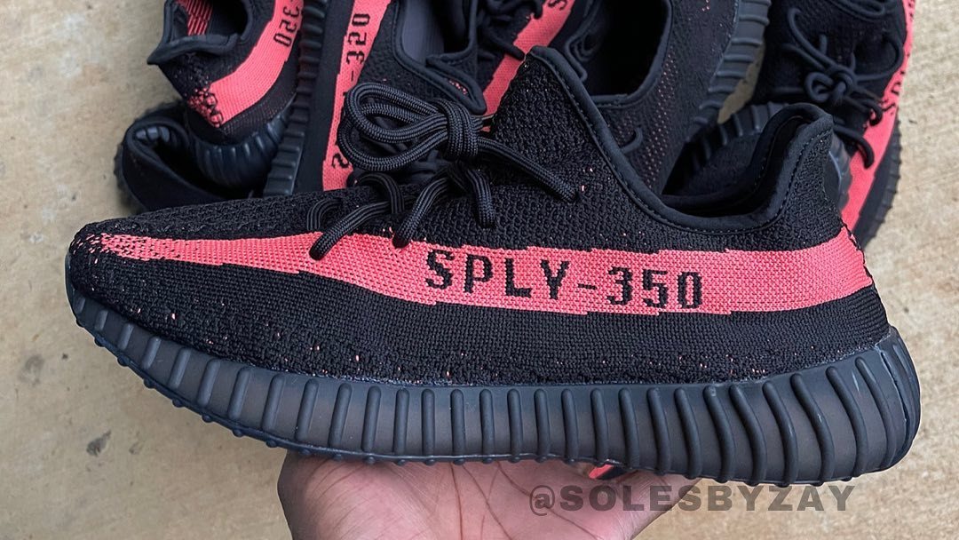 Adidas Yeezy Boost 350 V2 &#x27;Core Red/Core Black&#x27; BY9612 Lateral
