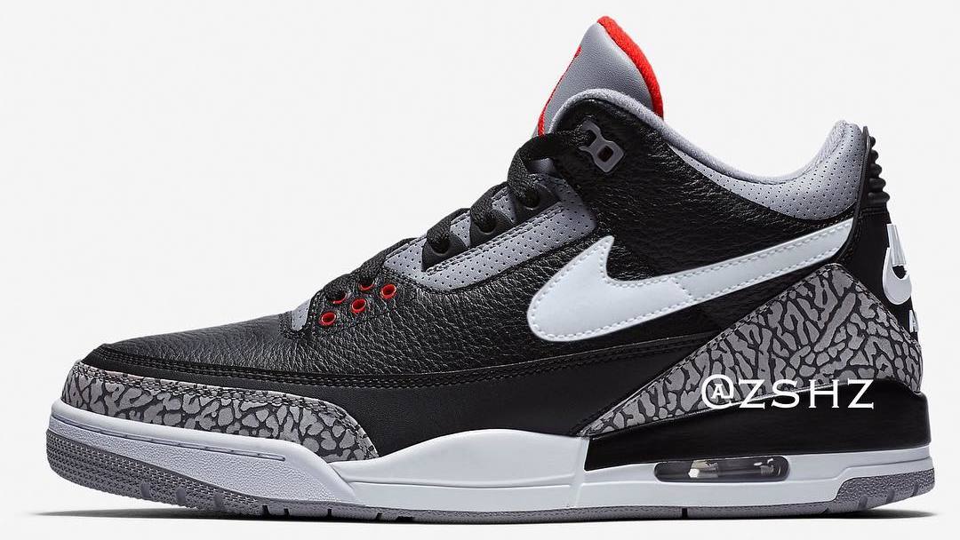 Jordan Brand Is Adding a Swoosh to the 'Black Cement' Air Jordan 3