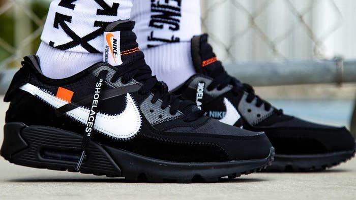 teater kapacitet Dem Best Look Yet at the 'Black/Cone' Off-White x Nike Air Max 90 | Complex