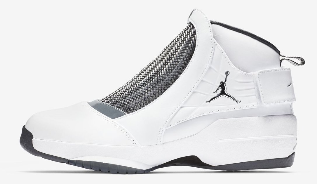 Air Jordan 19 &#x27;Melo/Flint Grey&#x27; (Lateral)