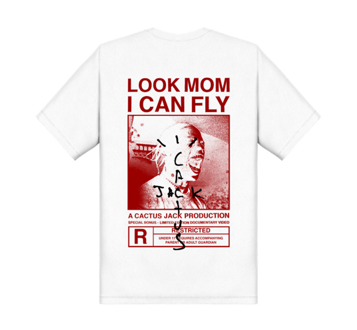 Travis Scott Look Mom I Can Fly Customizable Tee