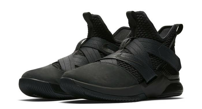 Nike LeBron Soldier 12 XII Zero Dark Thirty Triple Black Release Date AO4054 002 Main