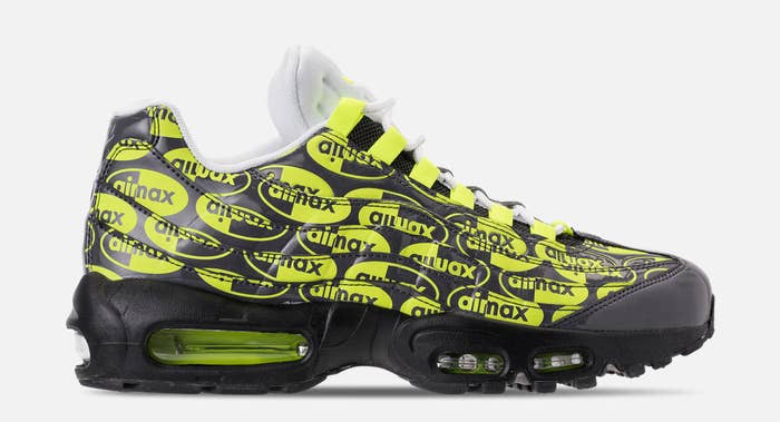 Nike Air Max 95 &#x27;Black/Volt/Ash White&#x27; 538416 019 (Lateral)