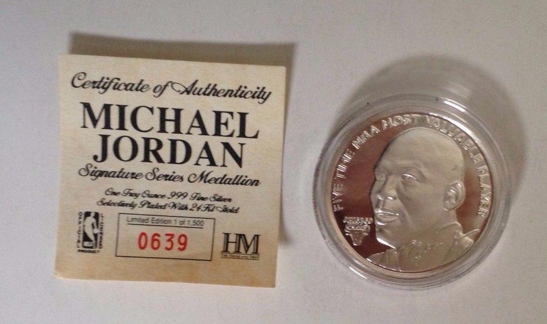 Michael Jordan Silver Coin