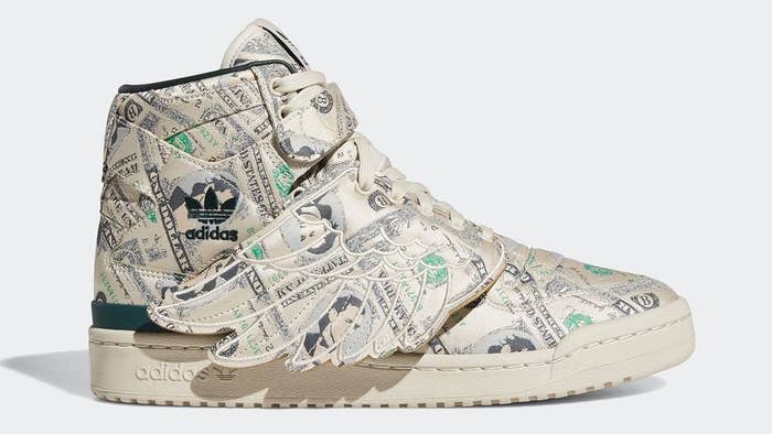 Jeremy Scott x Adidas Forum High Wings &#x27;Money&#x27; Q46154 Lateral