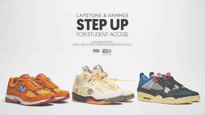 Lapstone &amp; Hammer and United Way Step Up For Student Access Banner