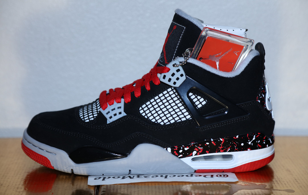 Jordan 4 retro on sale splatter