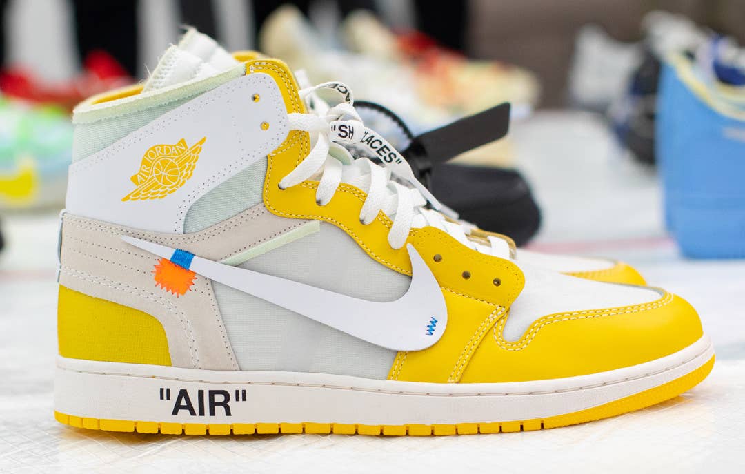 Unreleased Off-White x Nike Air Force 1 Samples on Display at