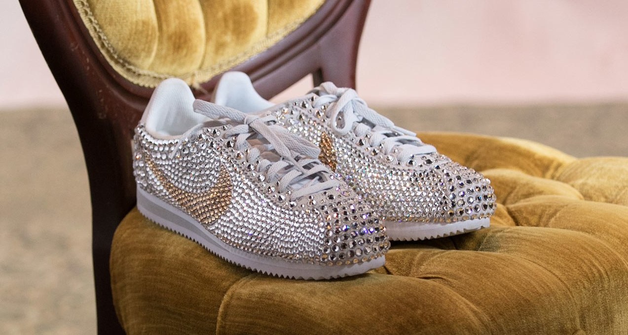 Serena Williams Wore Crystal-Covered Nikes to Wedding Reception | Complex