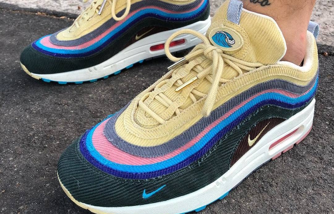 Sean Wotherspoon Nike Air Max 97 x Air Max 1 Hybrid Release Date On Foot