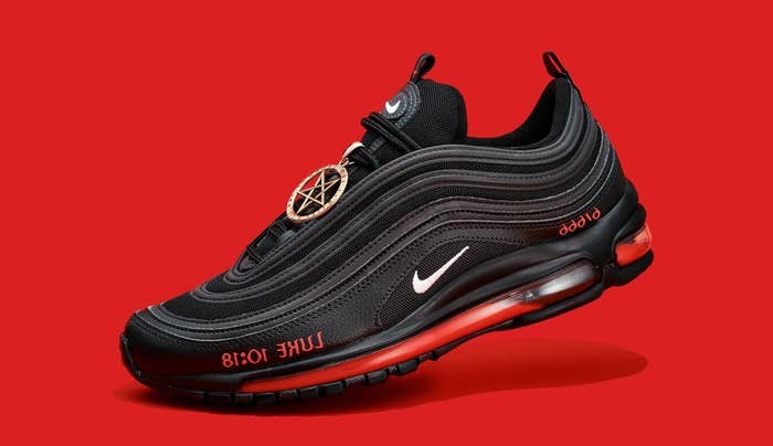 Lil Nas X x MSCHF x Air Max 97 Satan Shoe