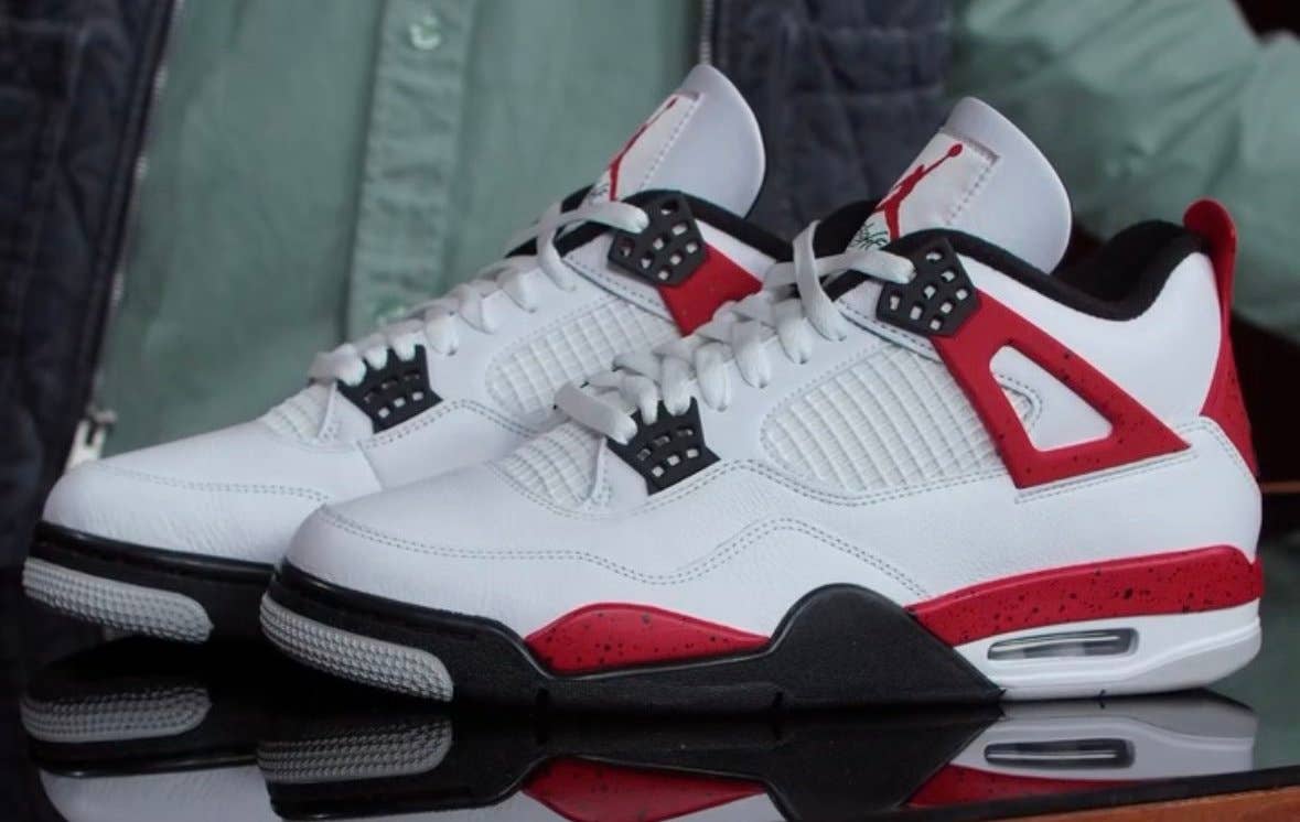 First Look at the 'Red Cement' Air Jordan 4 | Complex