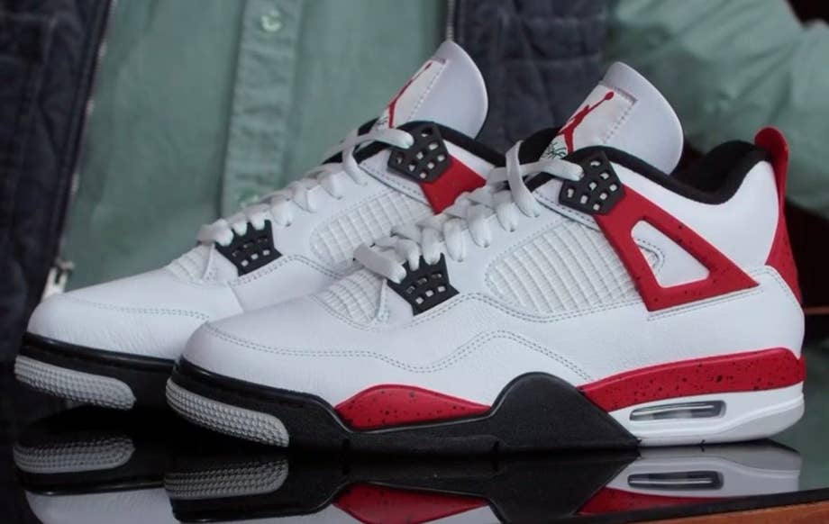 First Look at the 'Red Cement' Air Jordan 4 Complex