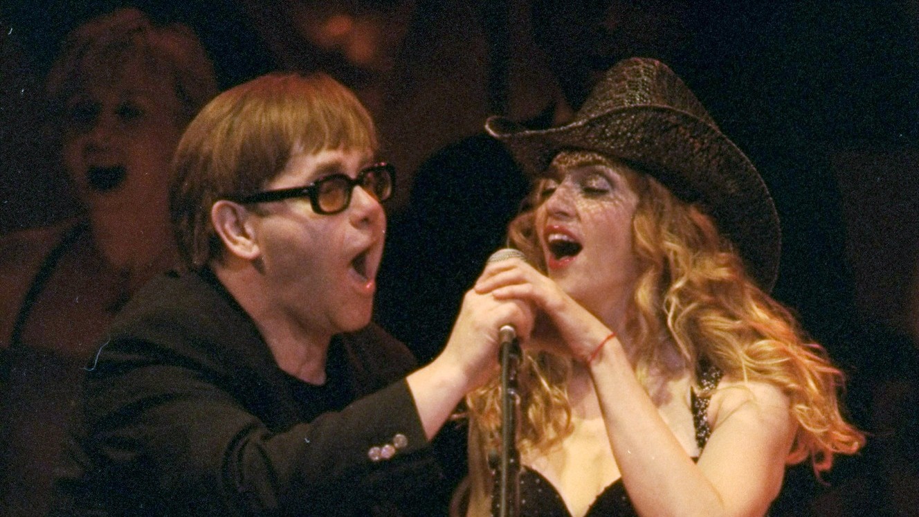 Elton John and Madonna