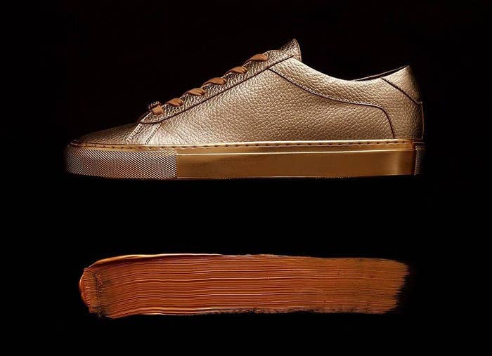 Koio Jamie Lannister Kingslayer Gold Sneakers Profile