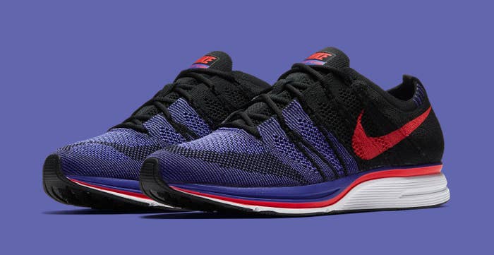 Nike Flyknit Trainer &#x27;Siren Red/Persian Violet&#x27; AH8396 003 (Pair)
