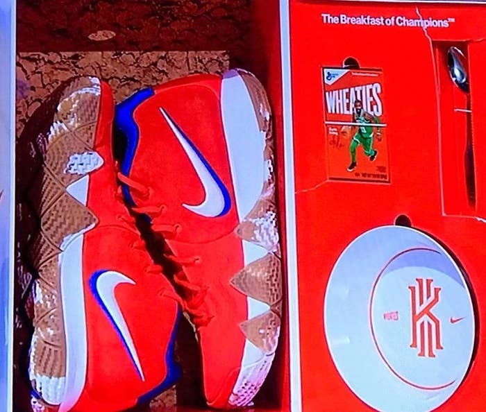Nike Kyrie 4 &#x27;Wheaties&#x27;