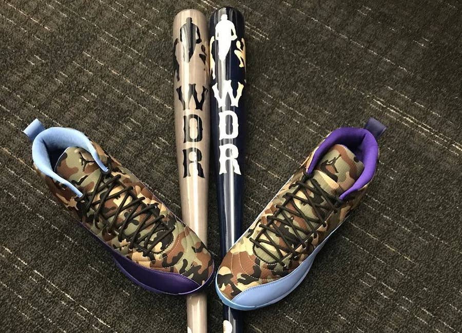 MLB's Jordan Athletes Receive Custom Air Jordan 12 Cleats for