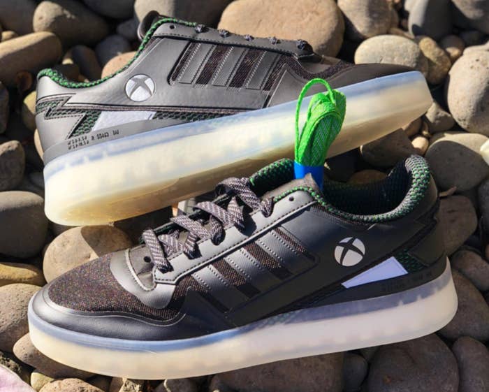 Xbox&#x27;s Adidas Forum Tech Boost sneaker collaboration, style number GW2646, which is scheduled to release in November