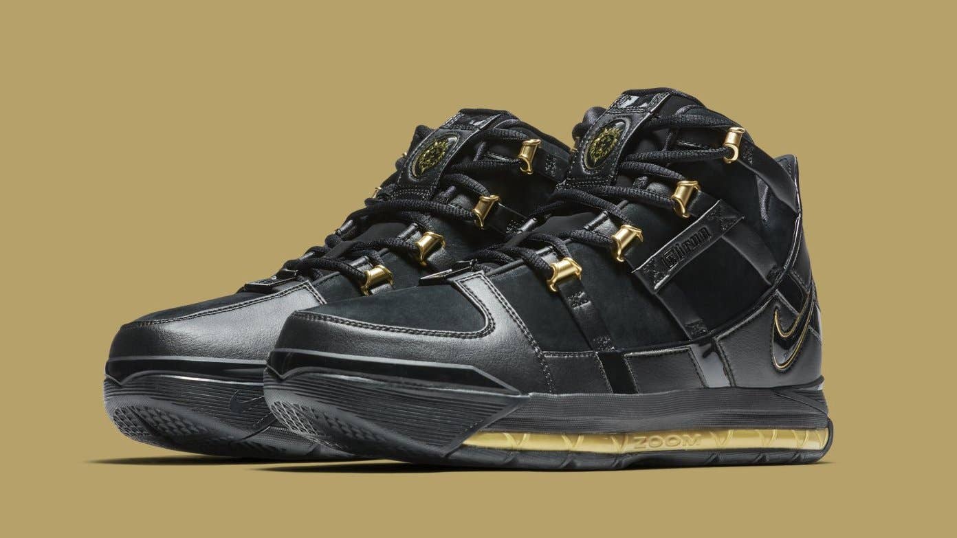 Black and Gold LeBron 3 Retros Get a Release Date Complex