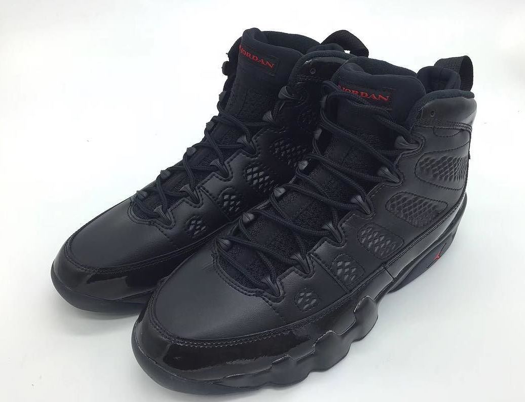 Jordan 9 outlet black red