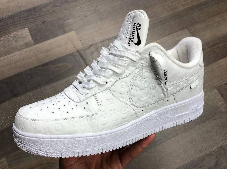 A Whole Bunch Of Louis Vuitton x Nike Air Force 1s Have Been Revealed In  Paris •