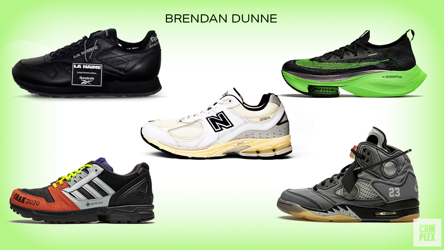 Brendan Dunne Favorite Sneakers 2020