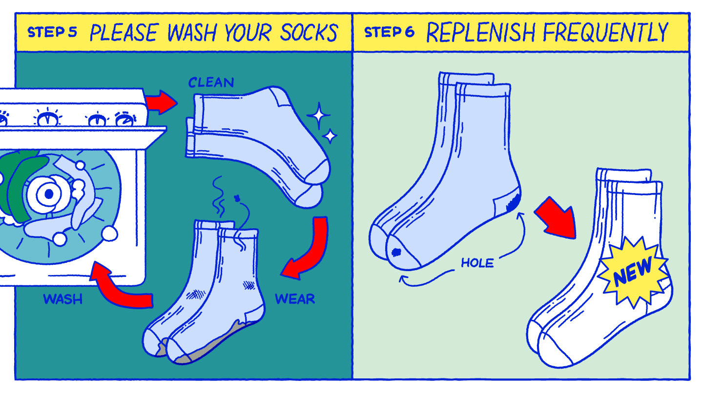 How to Wear Socks 1