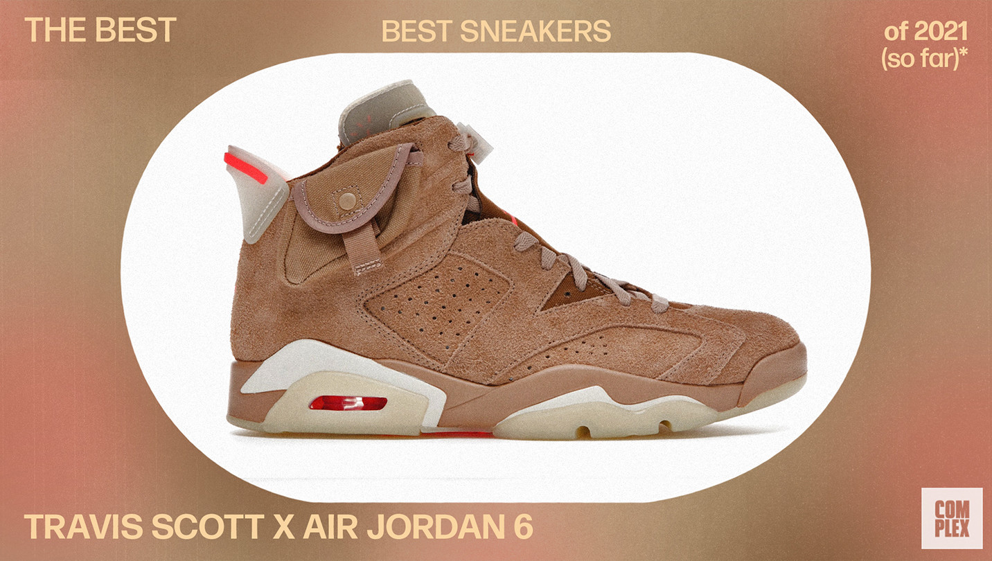 Travis Scott x Air Jordan 6 Best Sneakers of 2021 (So Far)