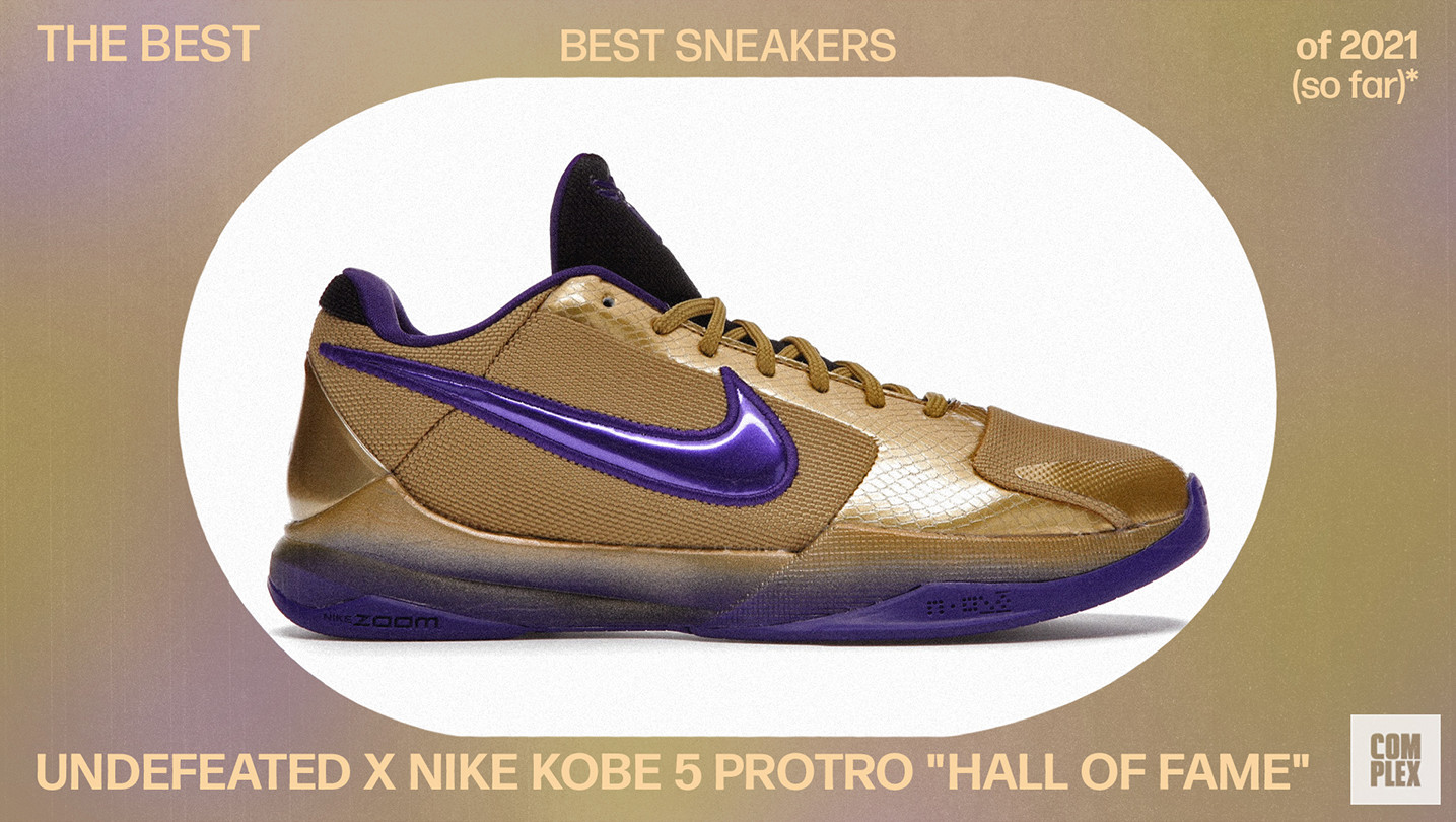 Undefeated x Nike Kobe 5 Protro &#x27;Hall of Fame&#x27; Best Sneakers of 2021 (So Far)