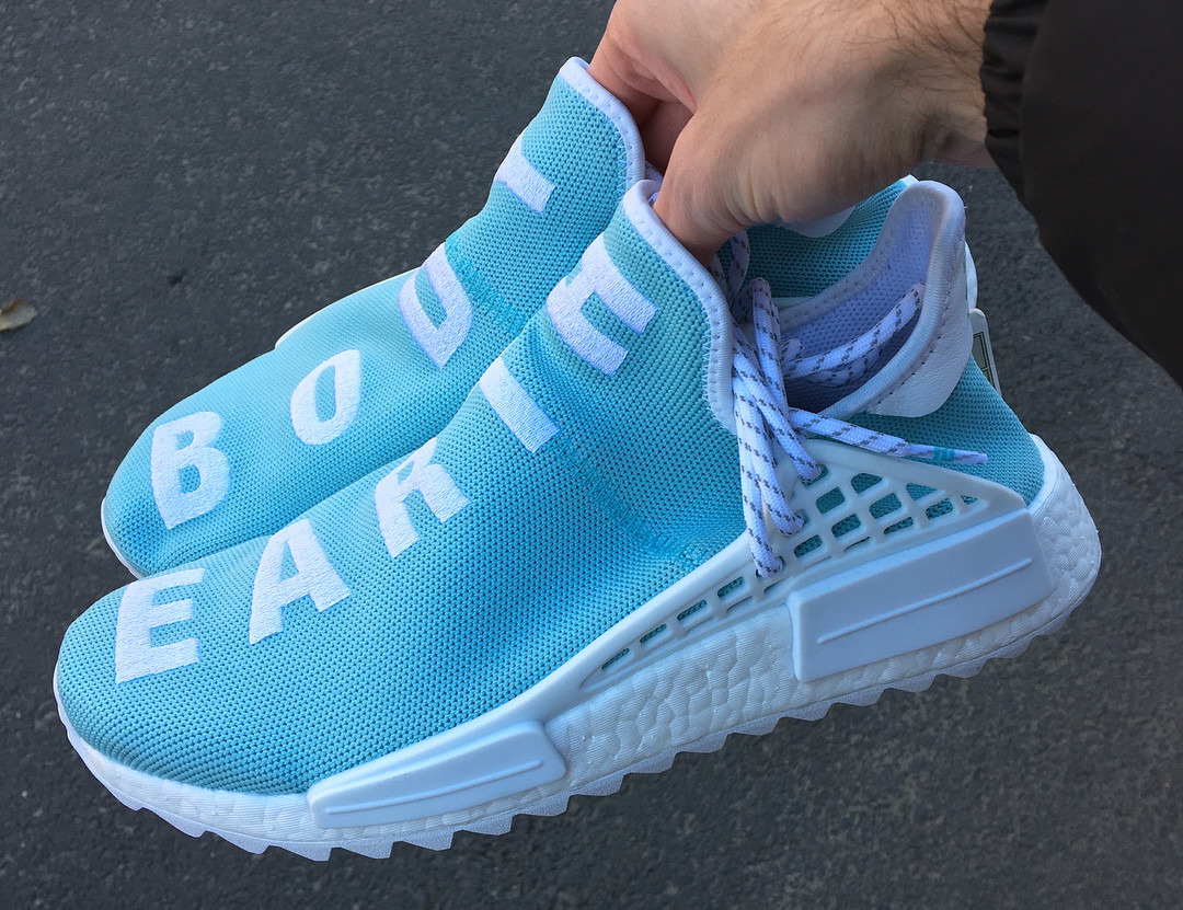 Afdeling Spole tilbage belønning Up Close with Pharrell's 'Body + Earth' Adidas NMD Hu | Complex