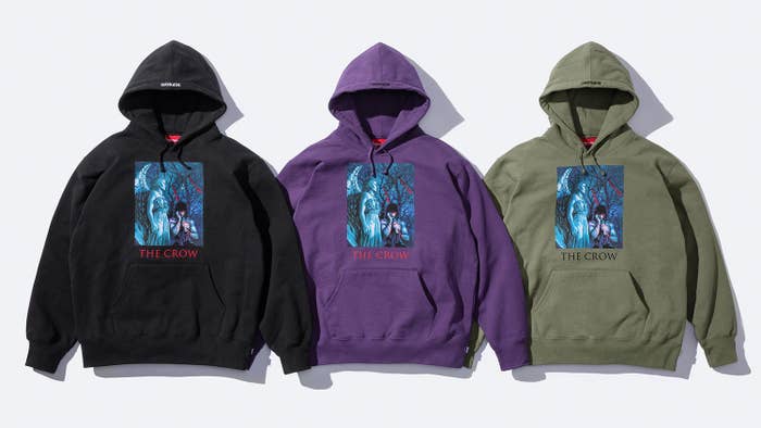 Supreme x &#x27;The Crow&#x27; Hoodie