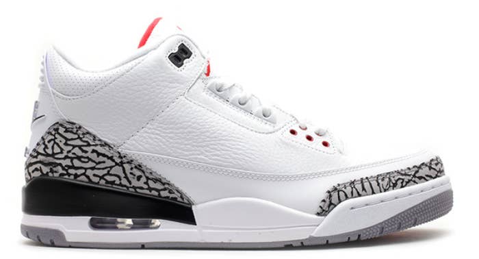 Air Jordan 3 &#x27;White Cement&#x27; &#x27;88
