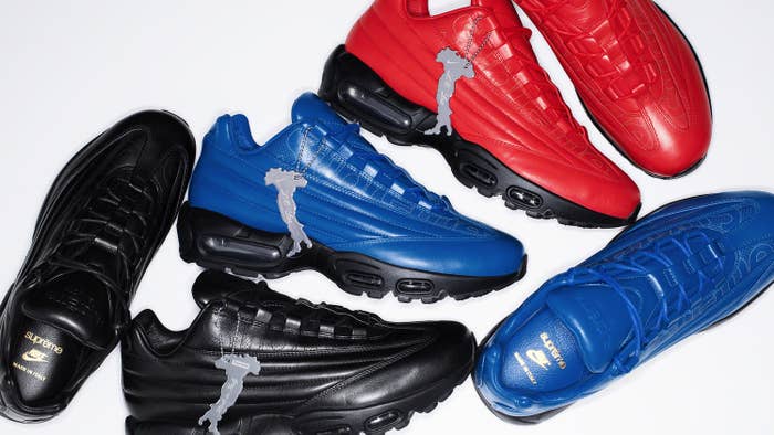 supreme nike air max 95 lux collection