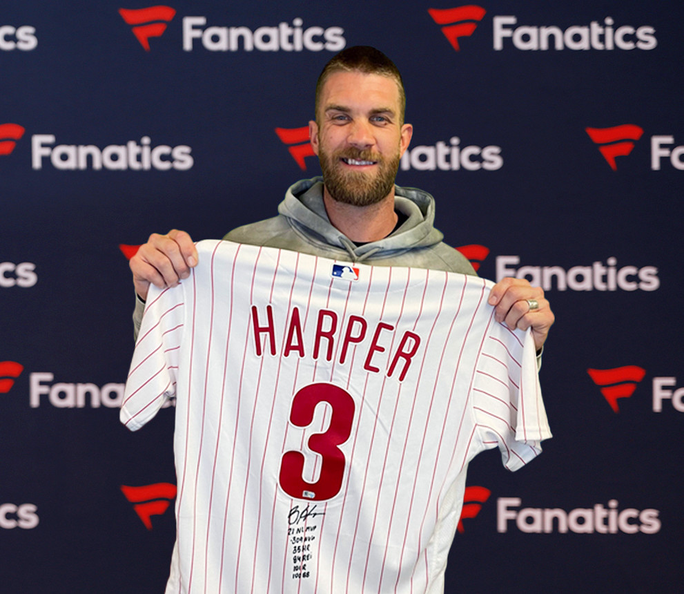 Bryce Harper Signed Phillies Jersey (Fanatics)