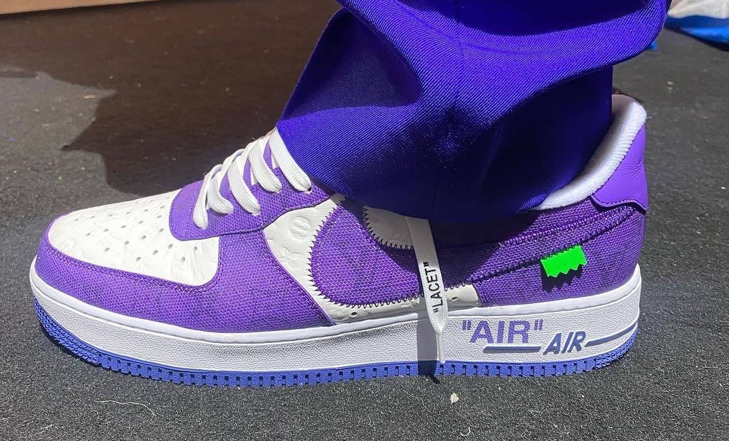 Louis Vuitton x Nike Air Force 1 Low &#x27;White/Purple&#x27;
