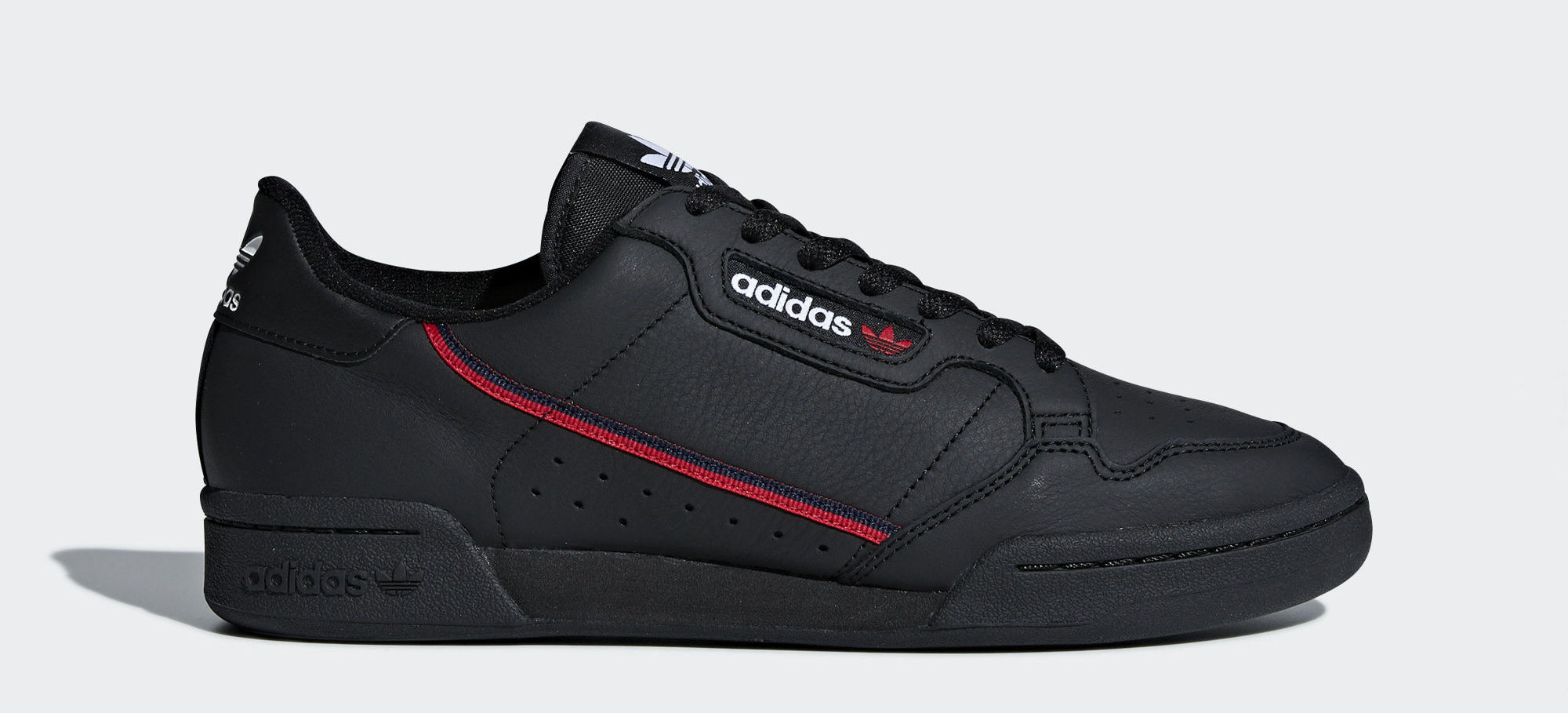 Adidas Continental 80 Rascal &#x27;Black&#x27; B41672 (Lateral)