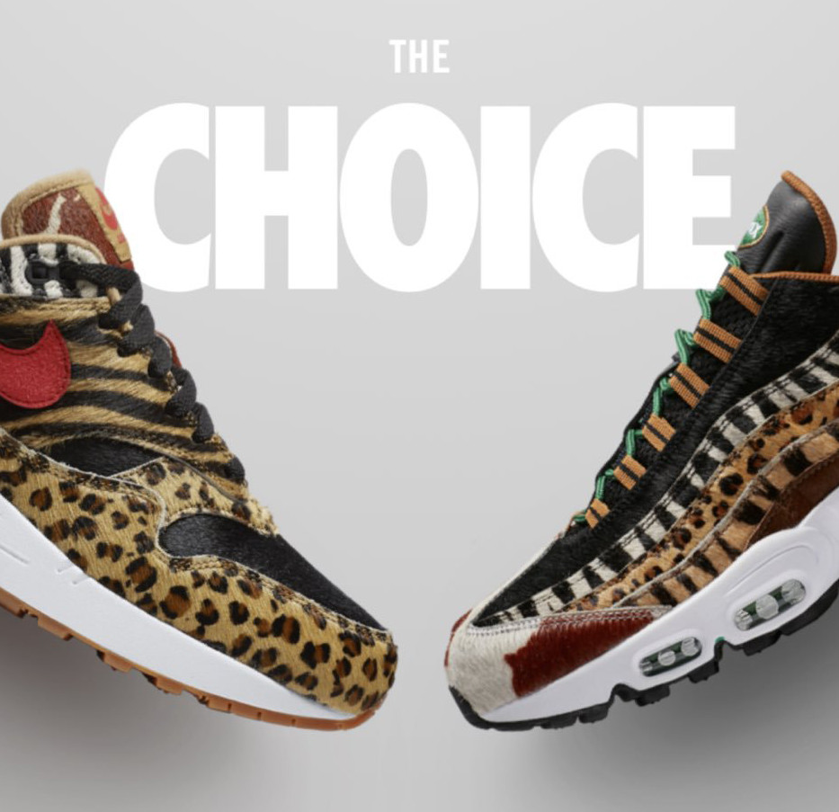 Nike air force top 1 atmos animal