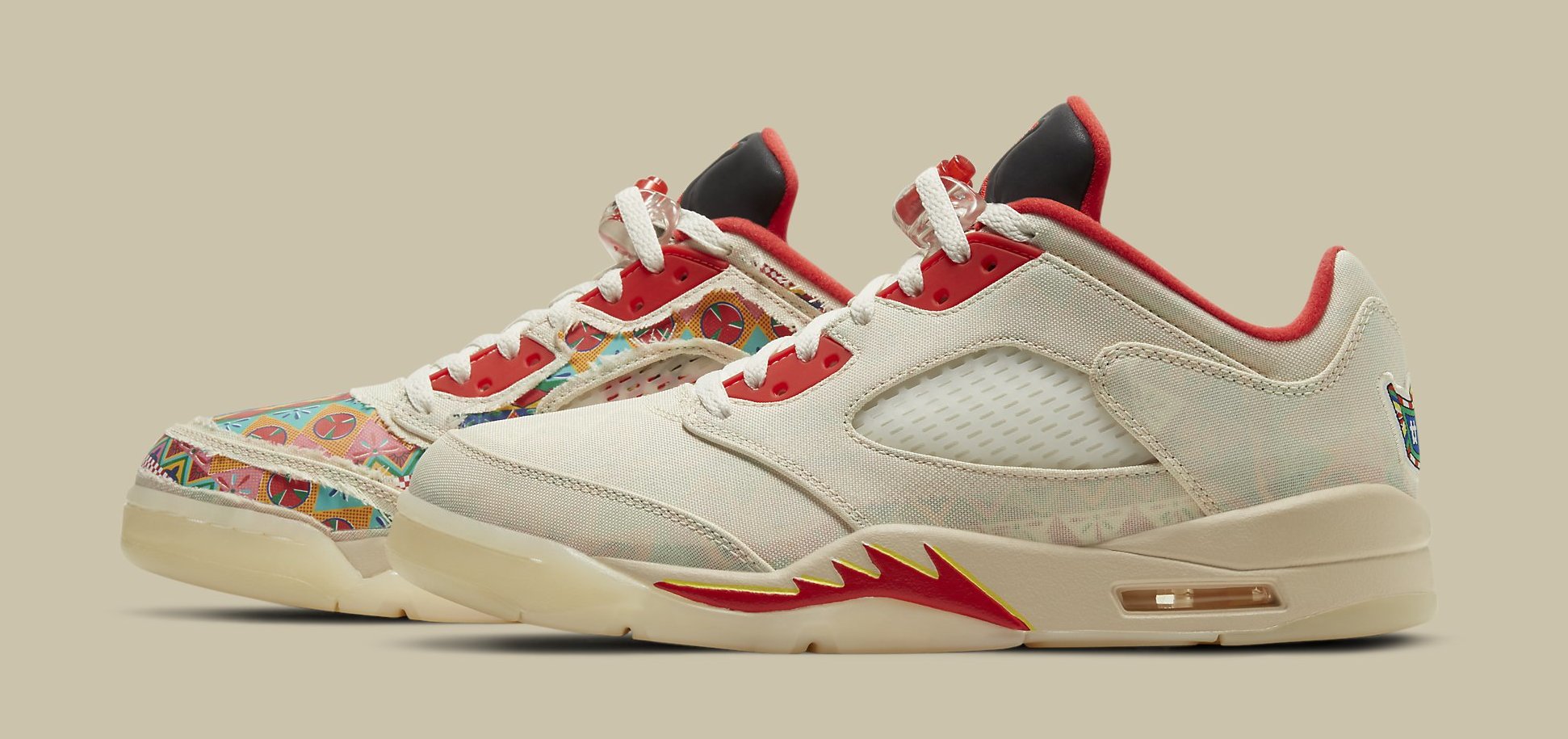 Air Jordan 5 Retro Low &#x27;Chinese New Year&#x27; DD2240 100 Lateral