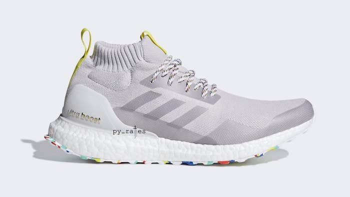 Adidas Ultra Boost Mid &#x27;White/Multicolor&#x27; (Lateral)