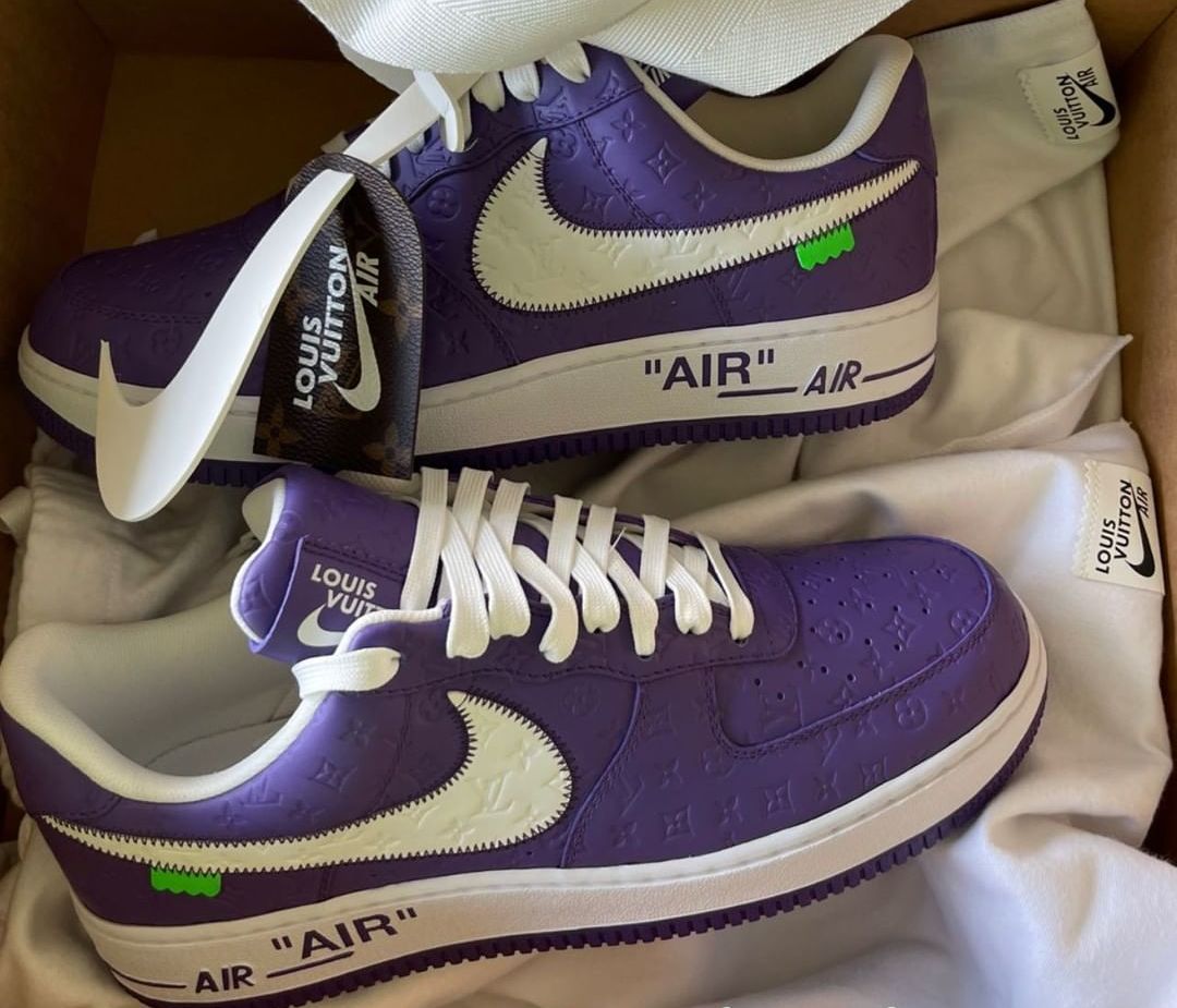 Louis Vuitton x Nike Air Force 1 Low &#x27;Purple&#x27;