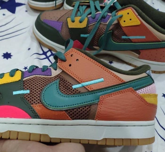 Nike Dunk Low &#x27;Scrap&#x27; Lateral
