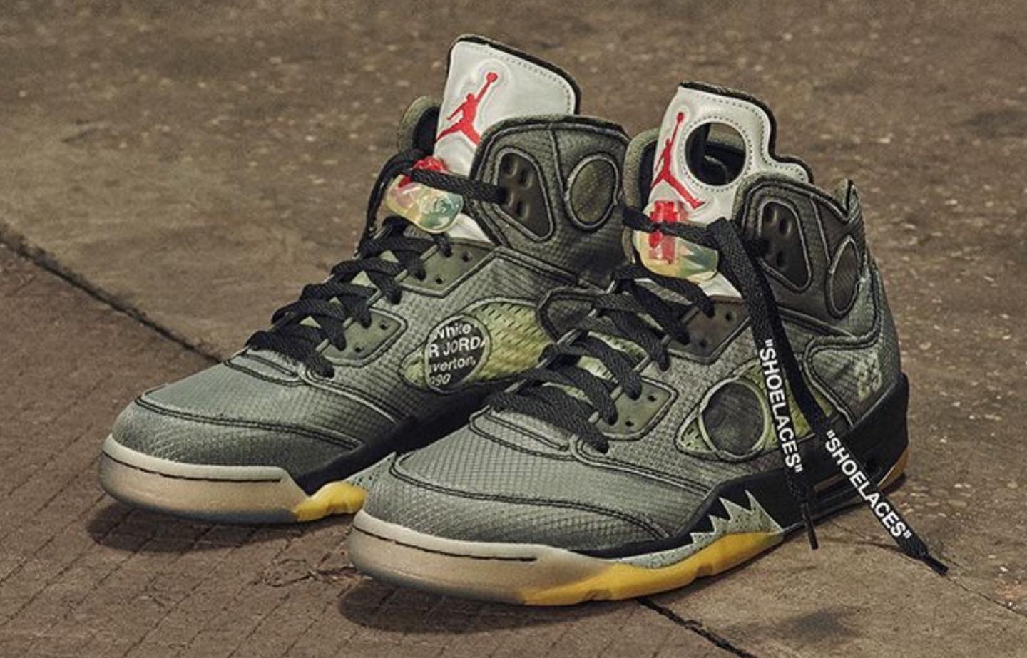 The Off-White x Air Jordan V Isn't Just a Hyped Sneaker Collab, It's a  History Lesson