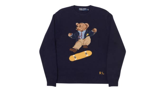 Palace x Polo Ralph Lauren Skate Bear Sweater
