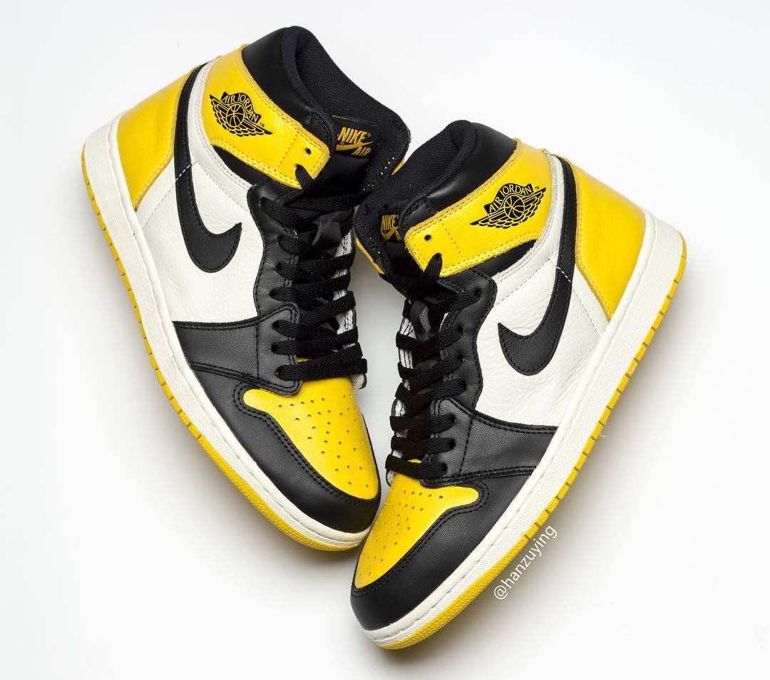 Nike jordan cheap 1 yellow toe