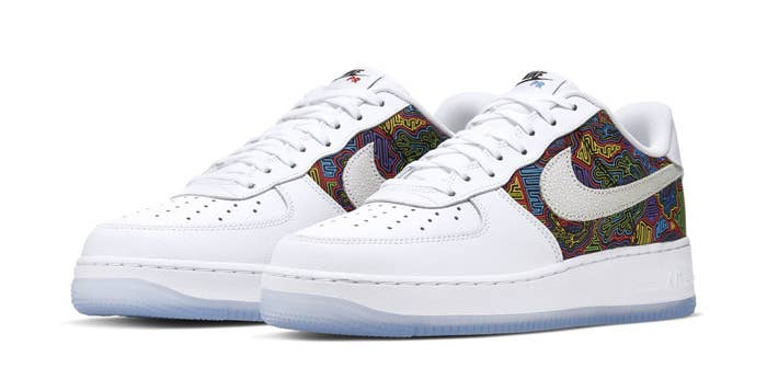 Nike Air Force 1 Low &#x27;Puerto Rico&#x27; 2019 CJ1620 100 (Pair)